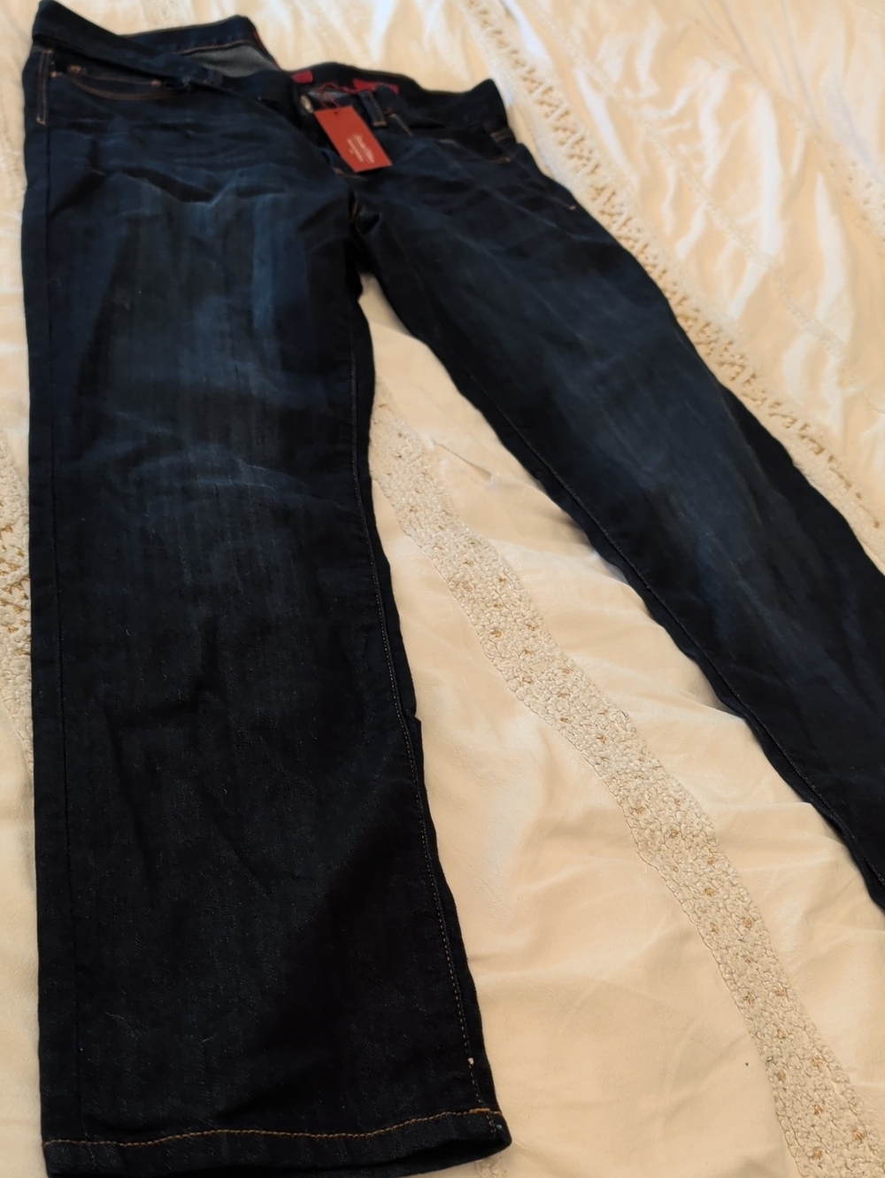 Banana Republic Men’s Dark Blue Straight-Leg Jeans